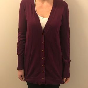 J. Crew burgundy sweater. Size small
